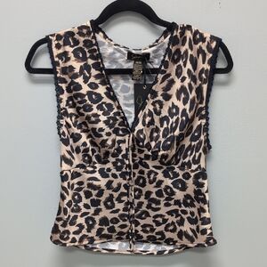 Japna Leopard Print Tank Top. Size Medium. NWT